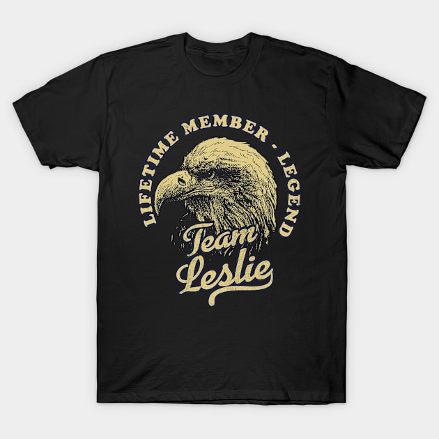 Leslie Name - Lifetime Member Legend - Eagle T-Shirt by Stacy Peters Art